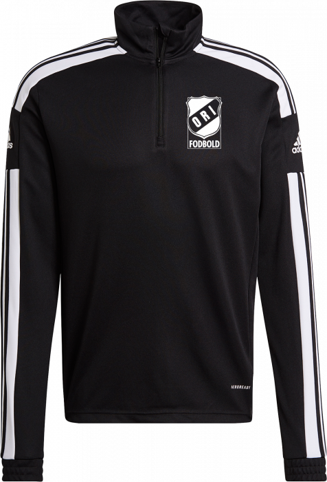Adidas - Ori Overdel With Half Zip - Czarny & biały